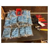 (17 Bags) 1" Ear Clamps & Mechanical Interlock Channel Lock Pliers, Adjustable Wrench, and Crimping Tools