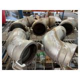 (5) 6", 90° Elbows Twist Lock (Male x Female)