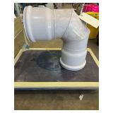 (1) 8" 90° UPS Metal Elbow with Rubber Gasket