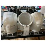 (3) 45° 6" PVC Elbows