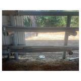 Electrical Conduit with Pipe & Wooden Boards (2x6)