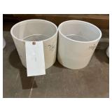 (2) 8" PVC Coupling with Rubber Seal