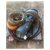 Baldor Reliance Gear Head and Pump, Pump Parts, & Electrical Wire