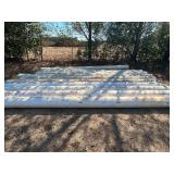 (12) 12" PVC Pipes - 248" Long (Used)