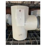 (3) 6" PVC Tee (Slip)