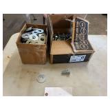 3/4"-10"X1 1/2" Hex Head Bolts Grade 5-Zink, 3/4" Flat Washers