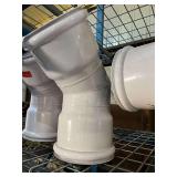 (1) 8" Metal 45° Coupling with Rubber Seals