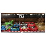 Contents of Shelf - Tee Fittings, Couplers, 12" Steel Nipples, Elbows (Male x Female) 2 1/2"x3" Nipples & Containers