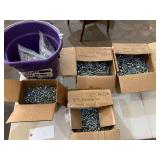 3/8" Hex Head Nuts Zink, 3/8" Hex Head Bolts (3", 2 1/2", 1 1/2" Zink) Plus Bucket