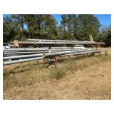Metal Rack for Irrigation Pipe & Contents (Various Sizes of Irrigation Pipe)