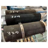 (3) 5"x16" Long Rubber Couplings