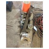 (2) Bottle Jacks, Jack Stands, & Cone