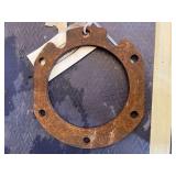 (19) Flanges - 3/8" Thick, 6 1/2" Inside Diameter, 9 3/4" Outside Diameter, 8 1/2" Pitch Circle Diameter with 6 Holes, Bolt Hole Size 1/2"