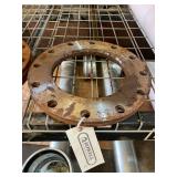 (2) Metal Flanges - 1/2" Thick, 16" Outside Diameter,  10" Inside Diameter with 14" Pitch Circle Diameter with 12 Holes, & 1" Bolt Hole Size