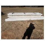 (15) 8" PVC Irrigation Pipes - 241" Long