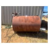 500 Gallon Fuel Tank with Hand Pump