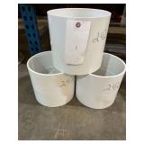 (3) 8" PVC Coupling with Rubber Seal