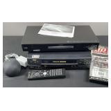 Philips Magnavox VHS Player, Blu-Ray Disc Player & Eco Dot Speaker