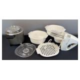 Slow Cooker, Microwave Dishes, and Power Pro Hand Mixer