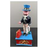 Uncle Sam Mechanical Coin Bank
