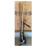 Spade Shovel, Sledge Hammers, Post Hole Digger, & Misc.