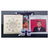 Moon Landing Glasses, Kennedy, and Apollo 16 Historical Records