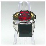 (2) Sterling Silver Rings