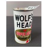 Wolf’s Head Super Motor Oil Coin Bank