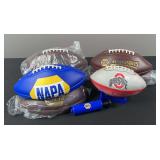 Footballs and Pump