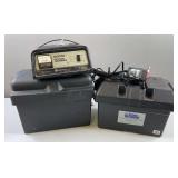 Fast Charge Power Booster, Trickle Charger, & Pair of Battery Boxes