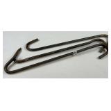 (3) Meat Hooks