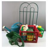 Miracle-Gro Plant Food, Seeder, and Watering Cans
