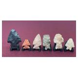 (6) Arrowheads