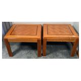 Pair of Oak End Tables