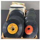 Variety of 45 Records
