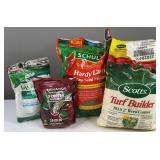 Fertilizer and Turf Builder Grass Seed