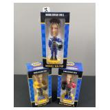 Michael Waltrip, Dale Earnhardt Jr, Steve Park Bobble Heads