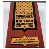 Wagner Ware 100 Year Miniature Cast Iron Set