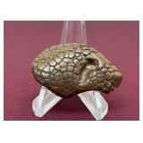 Concretion Snake Head Effigy Pendant
