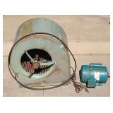 Large Squirrel Cage Fan & Motor