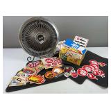 Corvette Hubcap, Car Floor Mats, & Stickers