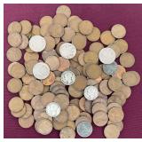 Mercury Dimes, Buffalo Nickels, & Wheat Pennies
