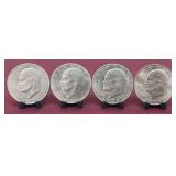 (4) Eisenhower Dollars