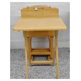 4 Natural Wood Television Tables