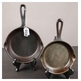 Wagner Ware Skillet and a Cast Iron Skillet