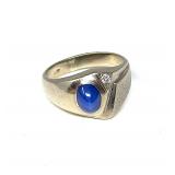 10K White Gold Ring