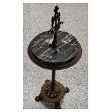 Marble Top Smoking Stand