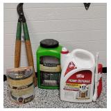 New Home Defense, New One Step, Hexable 50ft Hose, and Gardens Shears