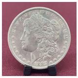 1887O Morgan Silver Dollar