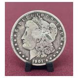 1901O Morgan Silver Dollar